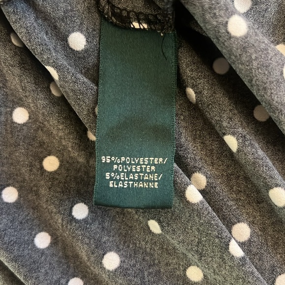 Polka dot black and white Lauren Ralph Lauren Dress - Picture 6 of 6